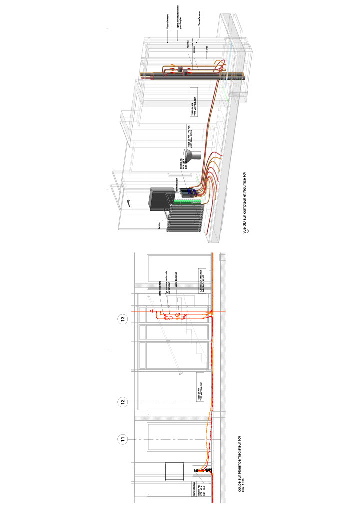 Bâtiment tertiaire étudié en CVC
